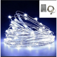 7743 юзб+бат 5м Гирлянда на батарейках+USB Цвет белый, теплый, синий и микс.