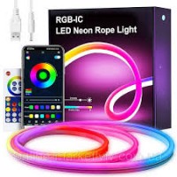 Лента умная гибкая LED Neon RGB неоновая 5 метров (40)