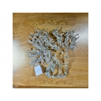 82 штора 3/2м Гирлянда штора Роса с жемчужинами 240LED, 3*2 метра, цвет белый.